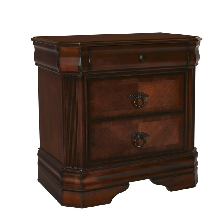 Lark Manor Sheridan Bedroom Set Burnished Cherry & Reviews Wayfair